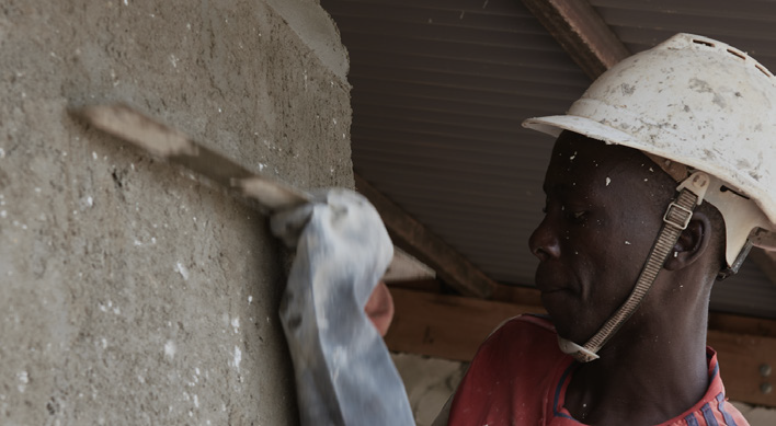 Lime plaster encapsulation